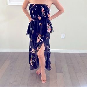 NWOT Joie Floral Ruffled Mid Length Dress